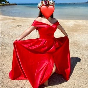 Stunning Red Ballgown